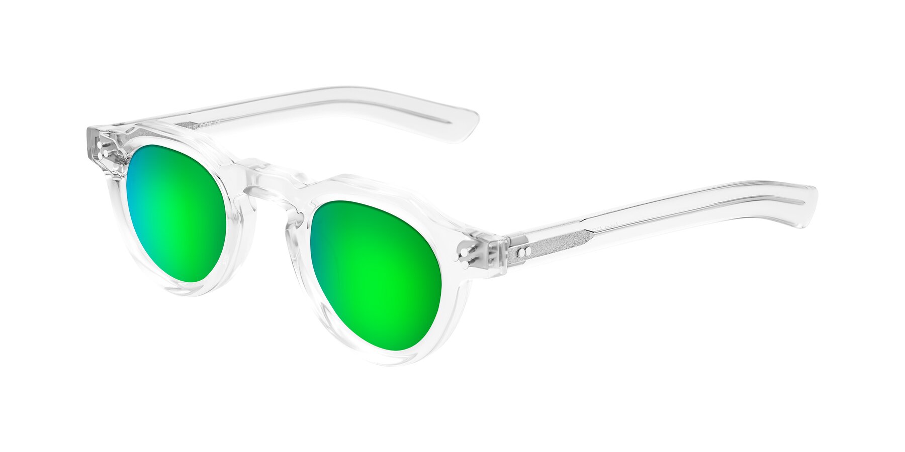 Angle of Awint in Clear with Green Mirrored Lenses