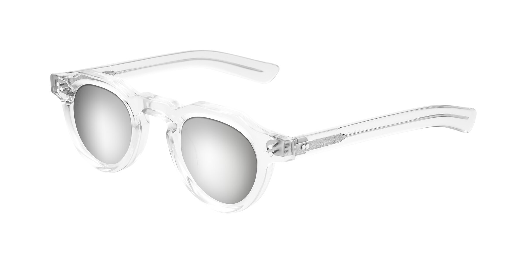 Angle of Awint in Clear with Silver Mirrored Lenses
