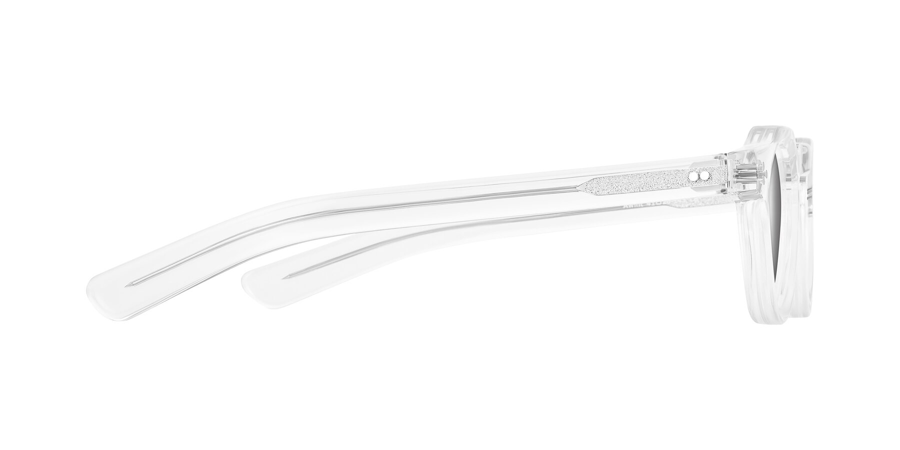 Side of Awint in Clear with Silver Mirrored Lenses