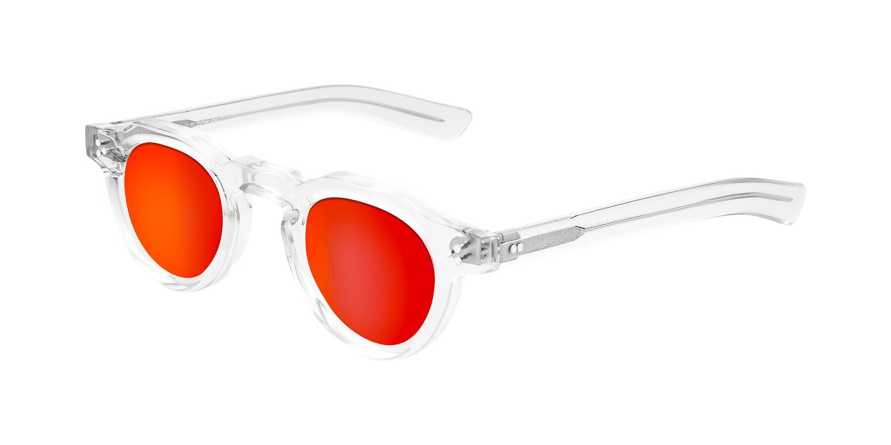 Angle of Awint in Clear with Red Gold Mirrored Lenses