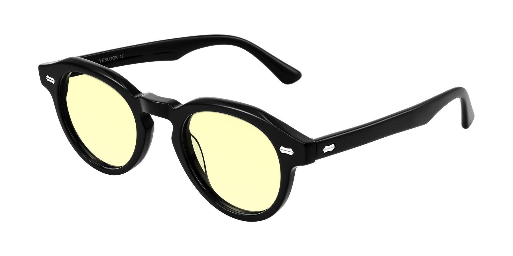 Angle of Aloul in Black with Light Yellow Tinted Lenses