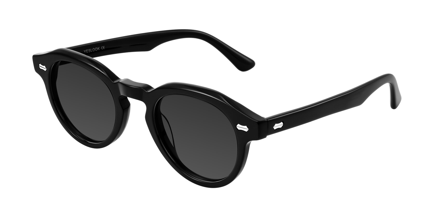 Angle of Aloul in Black with Gray Tinted Lenses