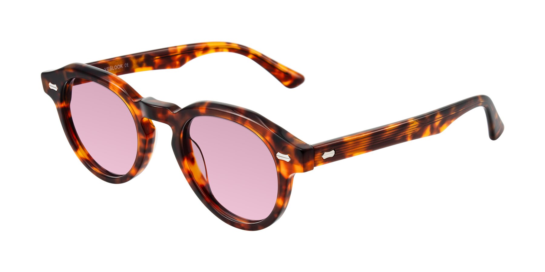 Angle of Aloul in Tortoise with Light Wine Tinted Lenses