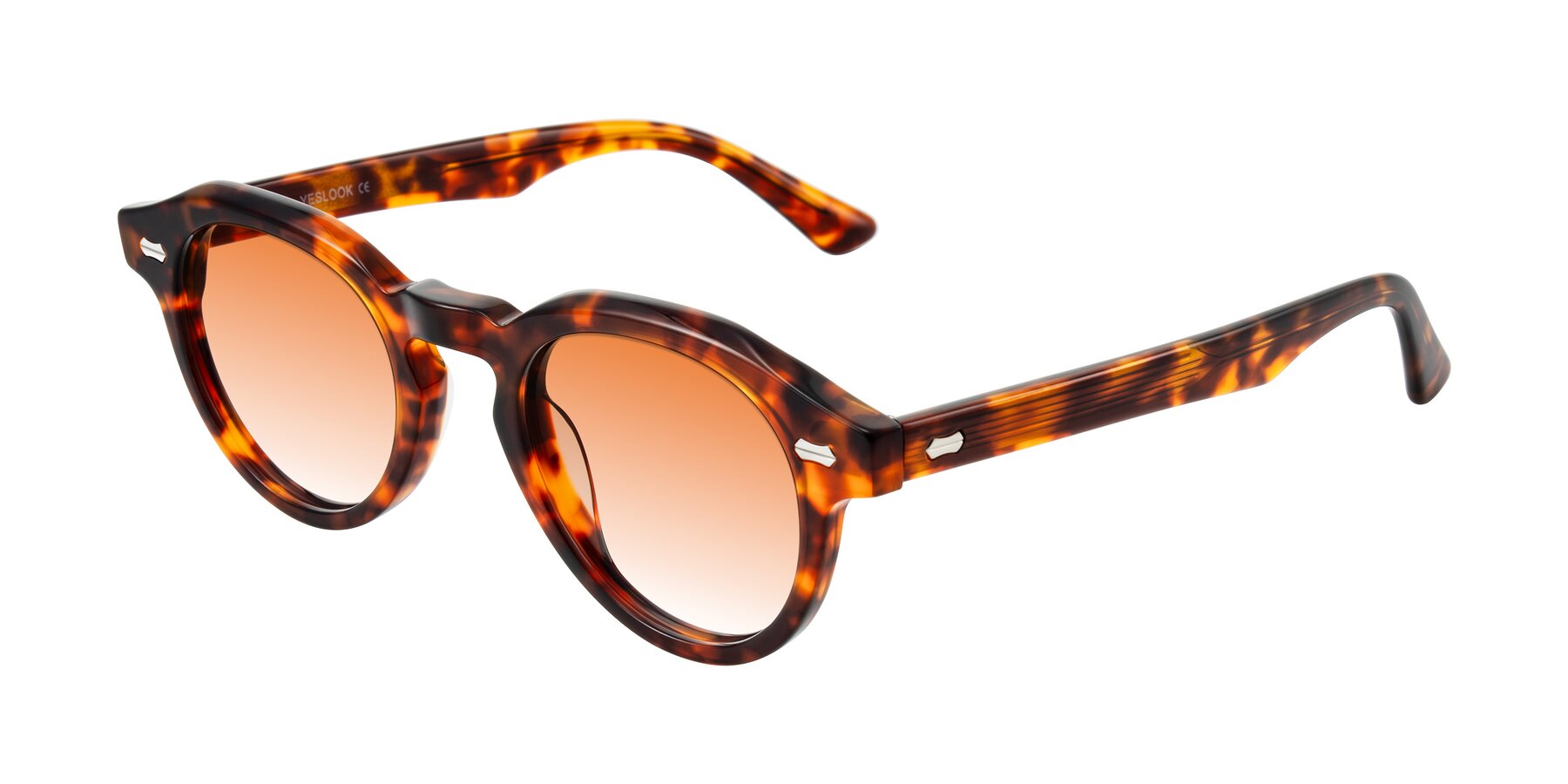 Angle of Aloul in Tortoise with Orange Gradient Lenses