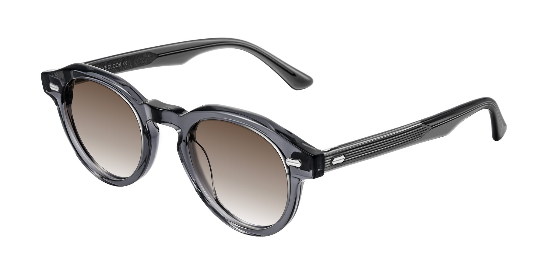 Angle of Aloul in Gray with Brown Gradient Lenses