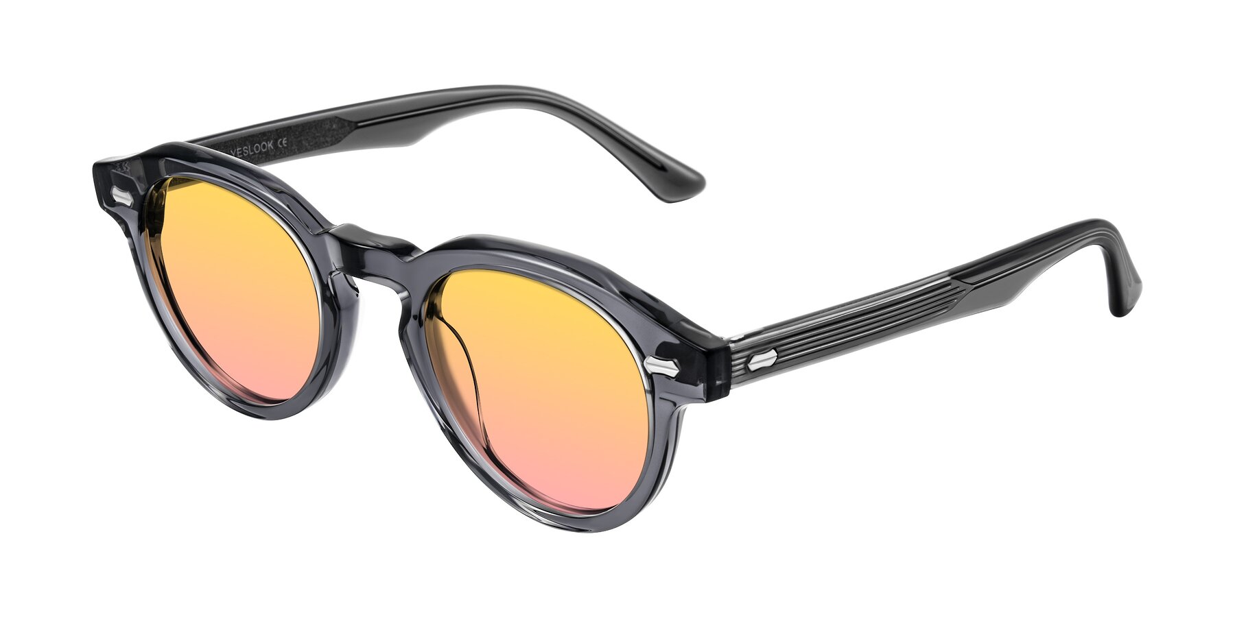 Angle of Aloul in Gray with Yellow / Pink Gradient Lenses