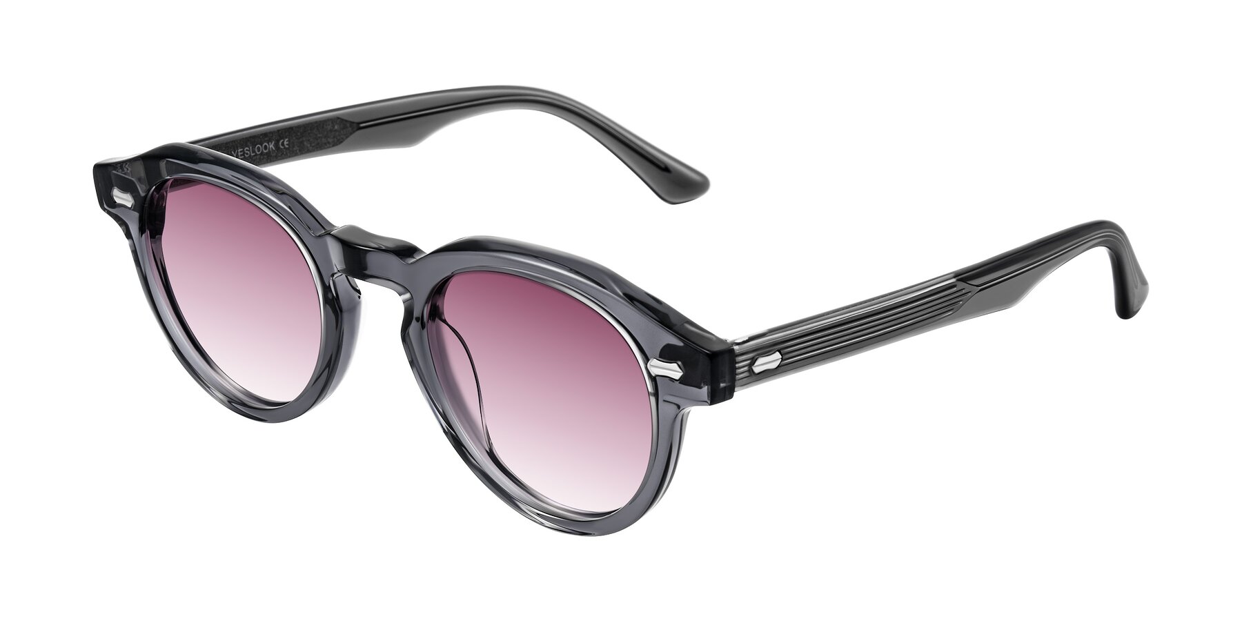 Angle of Aloul in Gray with Wine Gradient Lenses