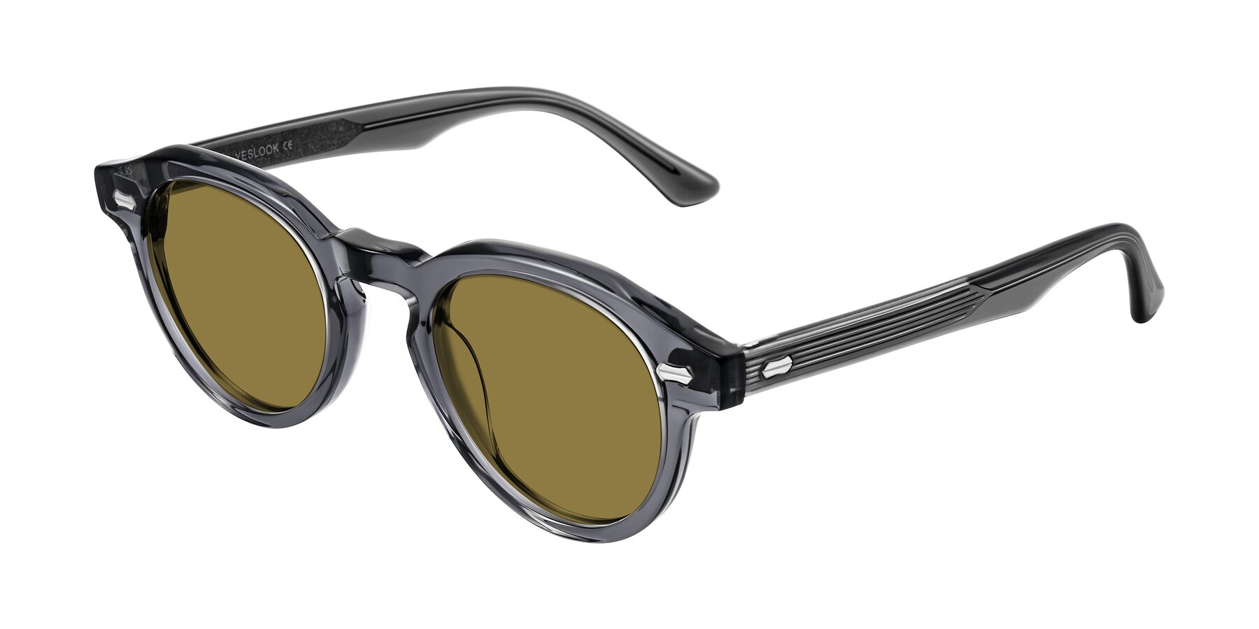 Angle of Aloul in Gray with Brown Polarized Lenses