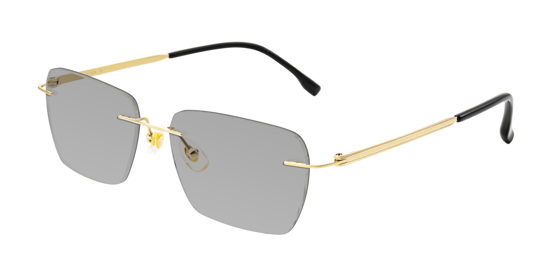 Angle of Airflow in Gold with Light Gray Tinted Lenses