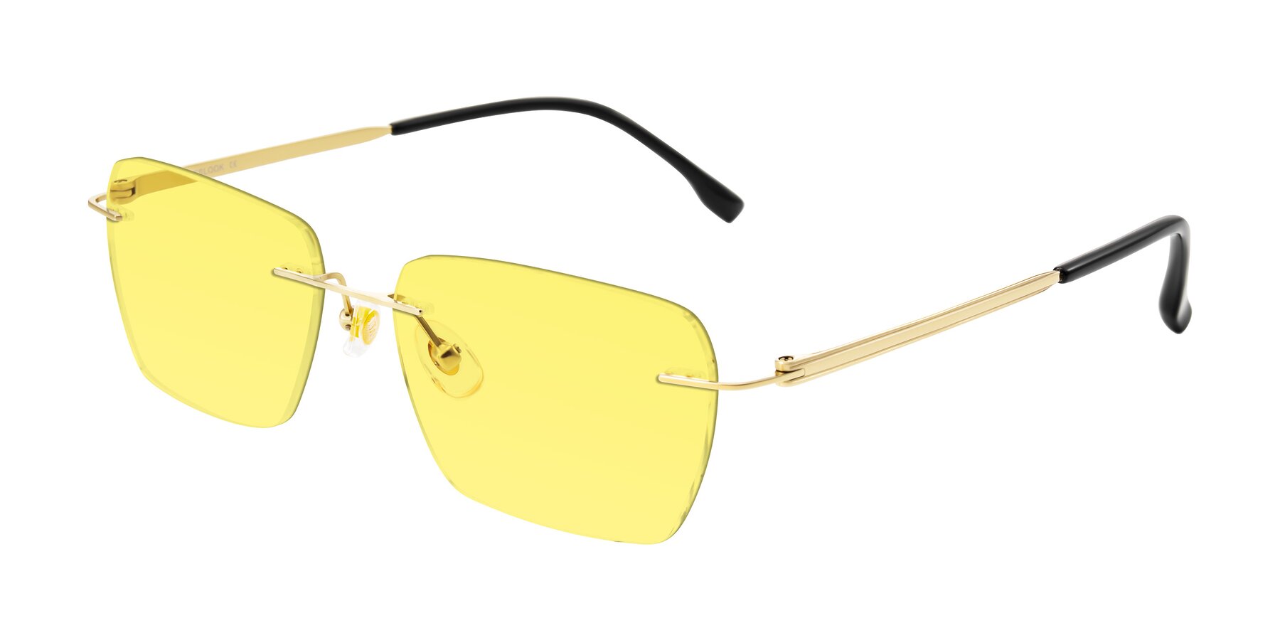 Angle of Airflow in Gold with Medium Yellow Tinted Lenses