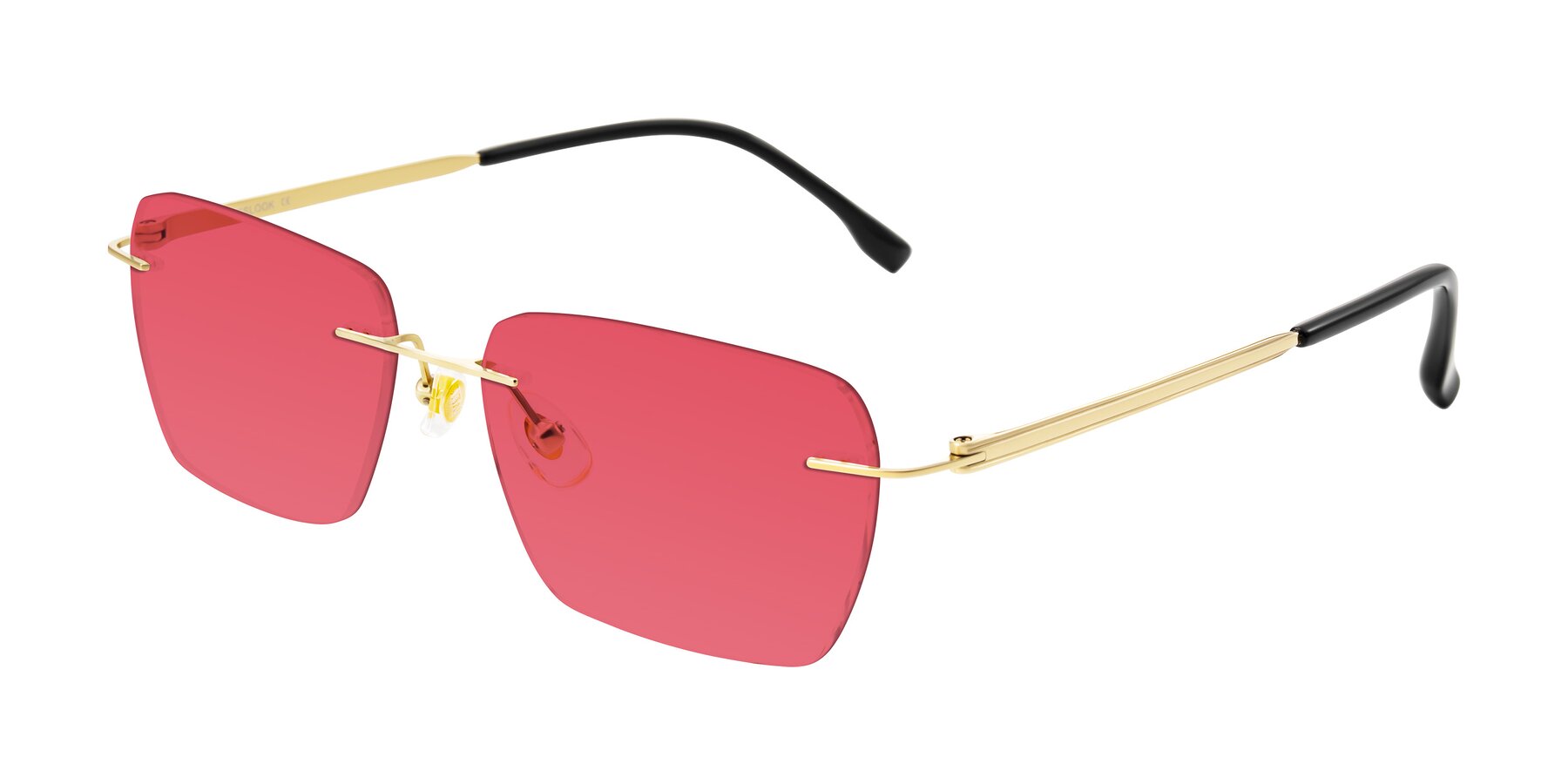 Angle of Airflow in Gold with Red Tinted Lenses