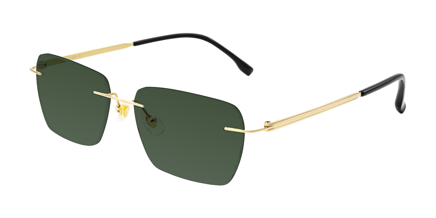 Angle of Airflow in Gold with Green Tinted Lenses