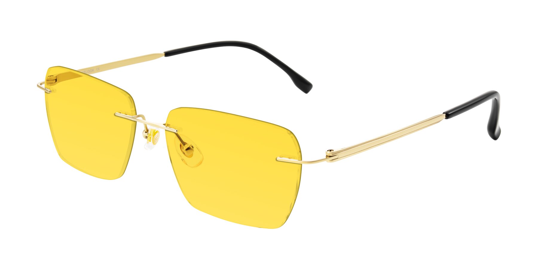 Angle of Airflow in Gold with Yellow Tinted Lenses