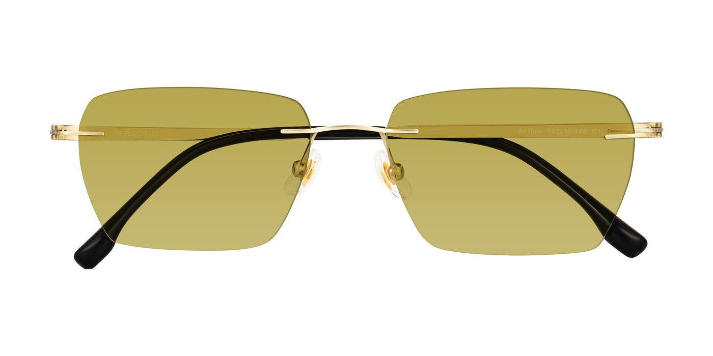 Airflow - Gold Tinted Sunglasses
