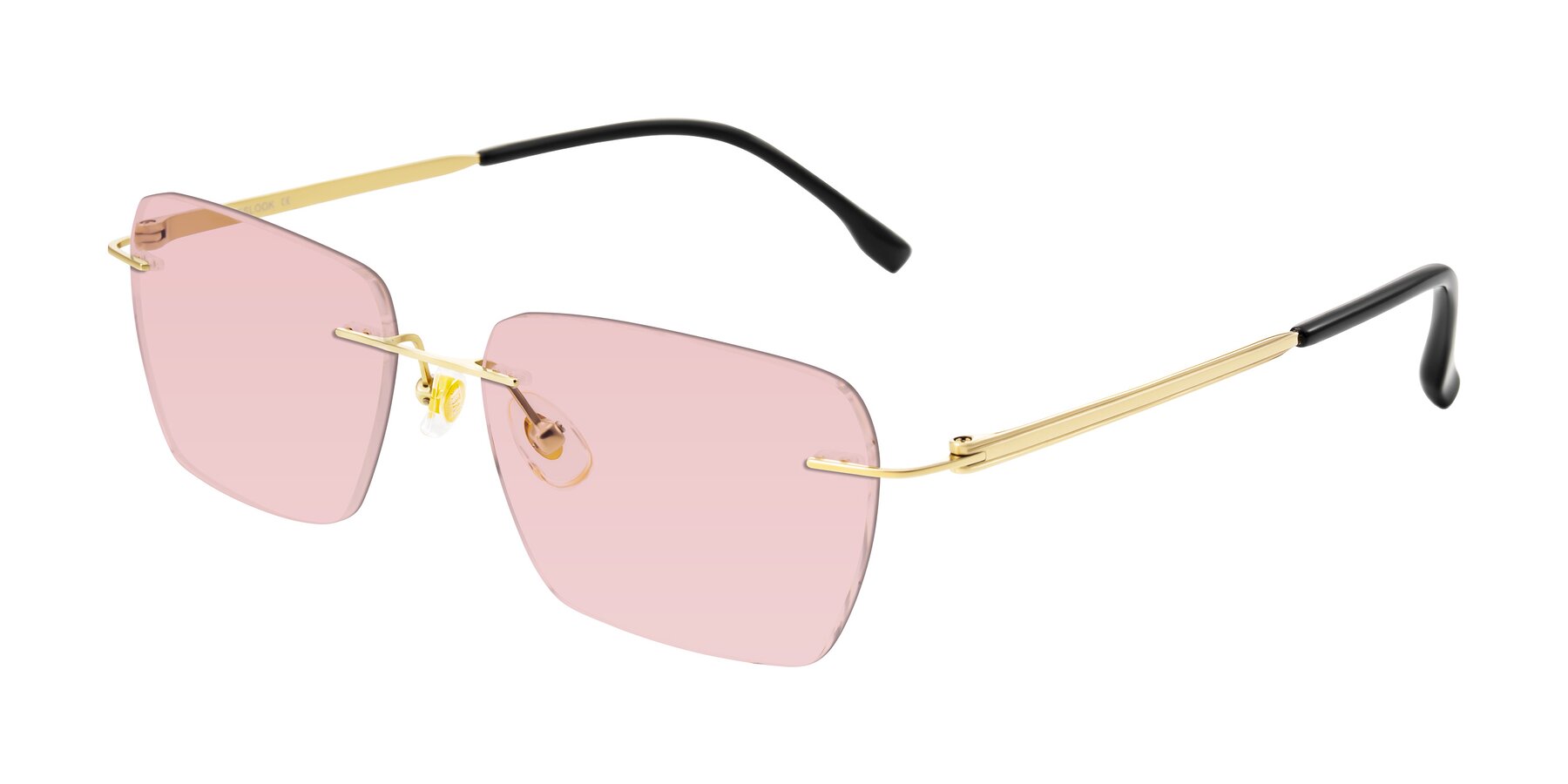 Angle of Airflow in Gold with Light Garnet Tinted Lenses