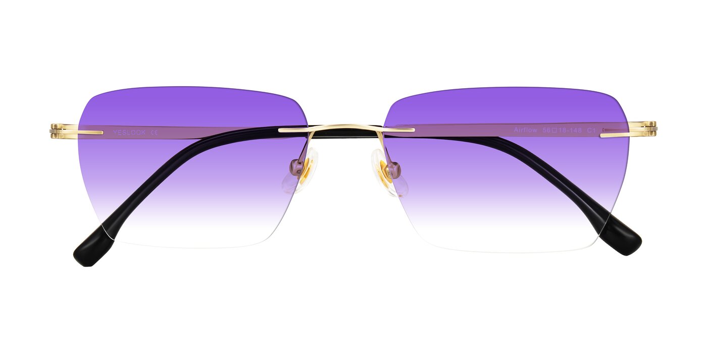 Airflow - Gold Gradient Sunglasses