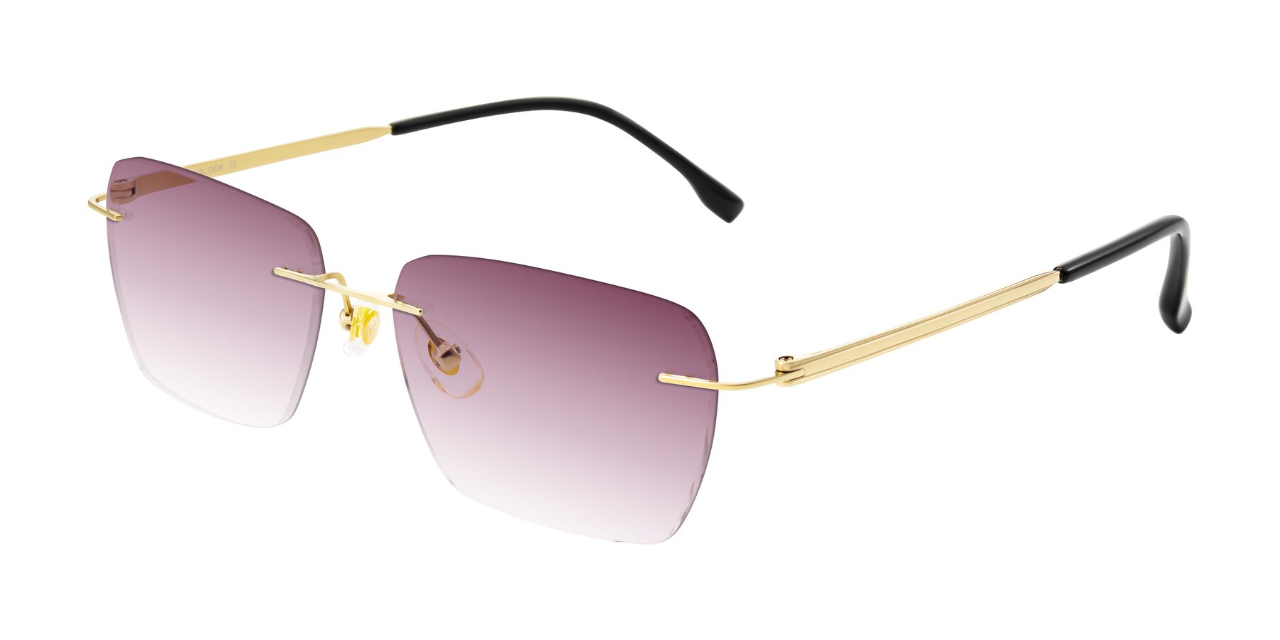 Angle of Airflow in Gold with Wine Gradient Lenses