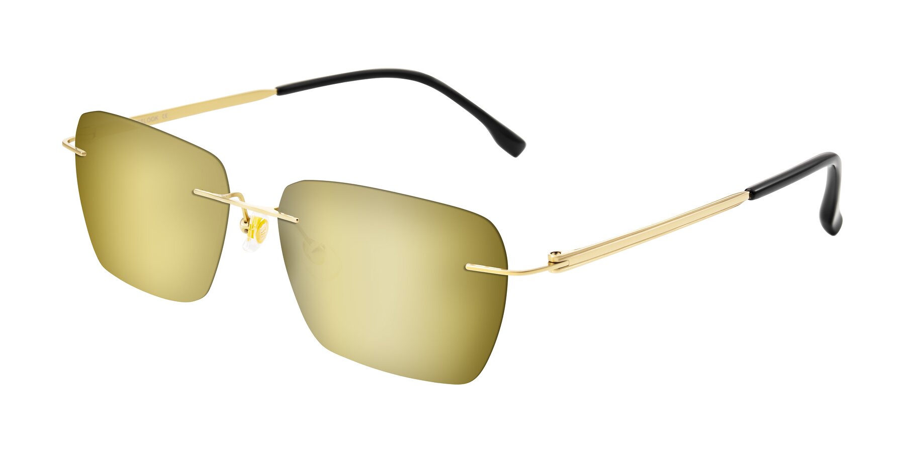 Angle of Airflow in Gold with Gold Mirrored Lenses