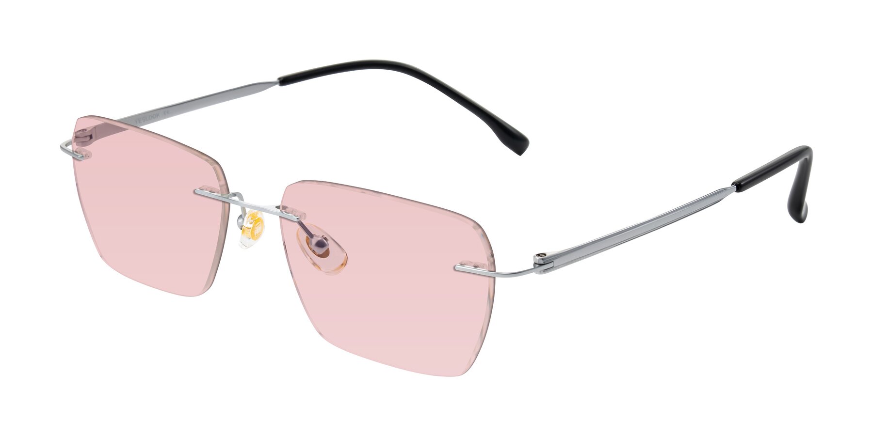 Angle of Airflow in Silver with Light Garnet Tinted Lenses