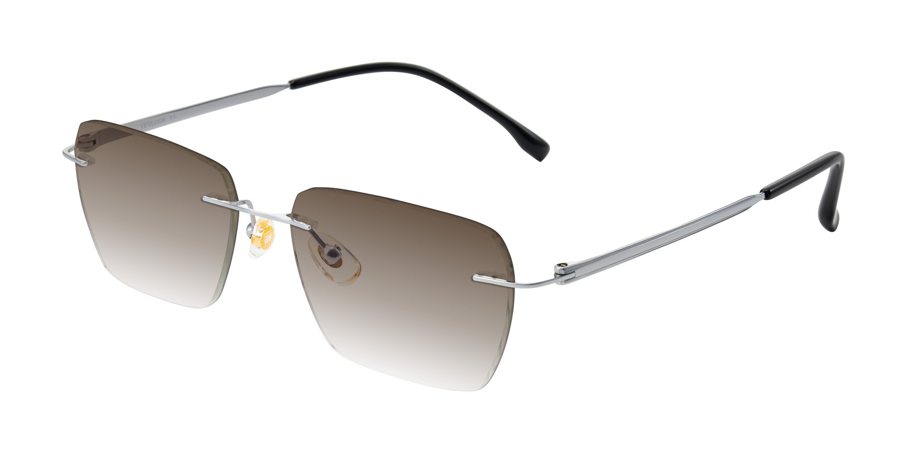 Angle of Airflow in Silver with Brown Gradient Lenses