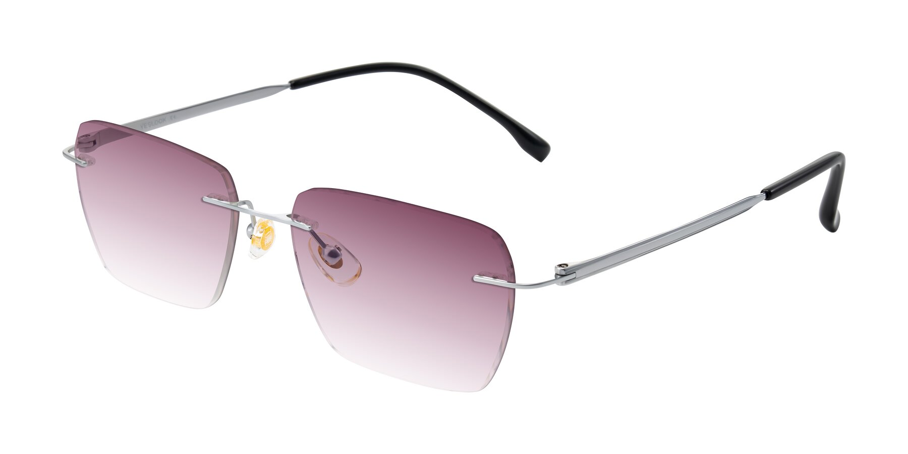 Angle of Airflow in Silver with Wine Gradient Lenses