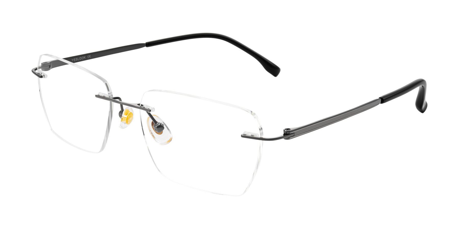 Angle of Airflow in Gunmetal with Clear Reading Eyeglass Lenses