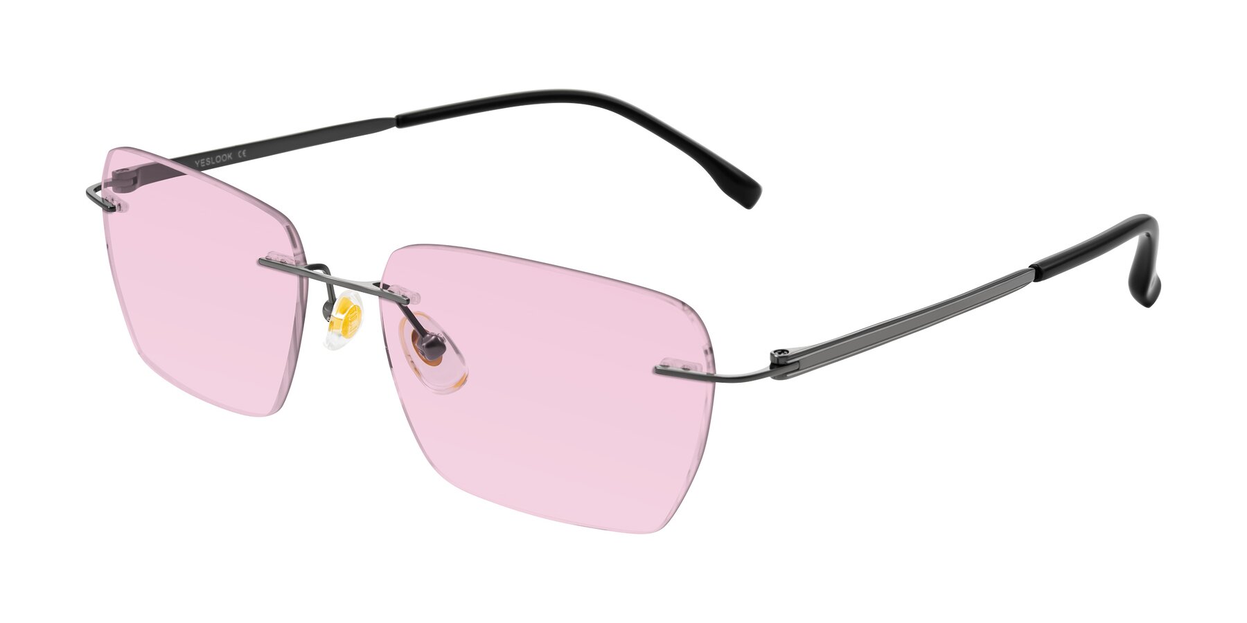 Angle of Airflow in Gunmetal with Light Pink Tinted Lenses