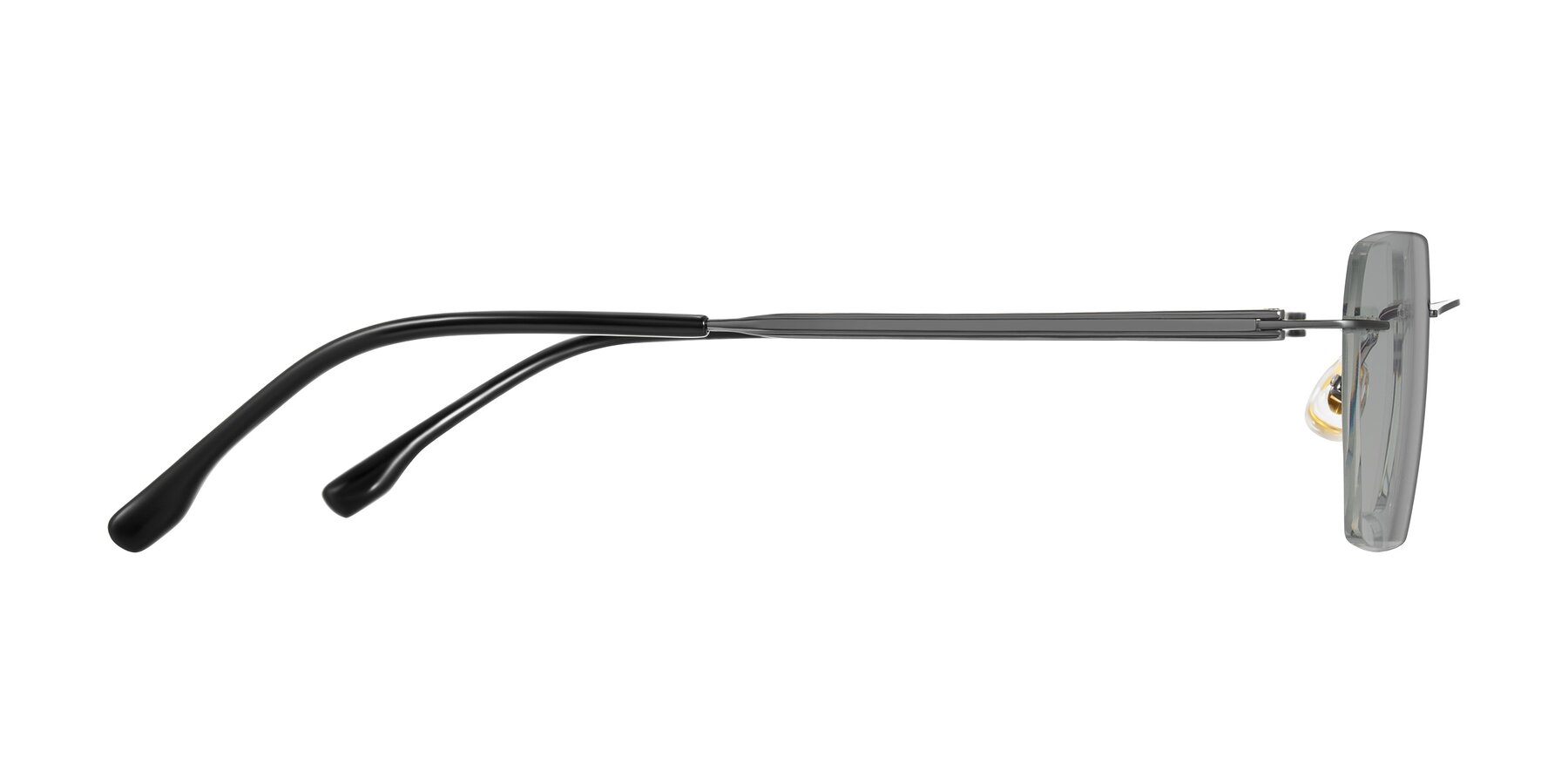 Side of Airflow in Gunmetal with Light Gray Tinted Lenses