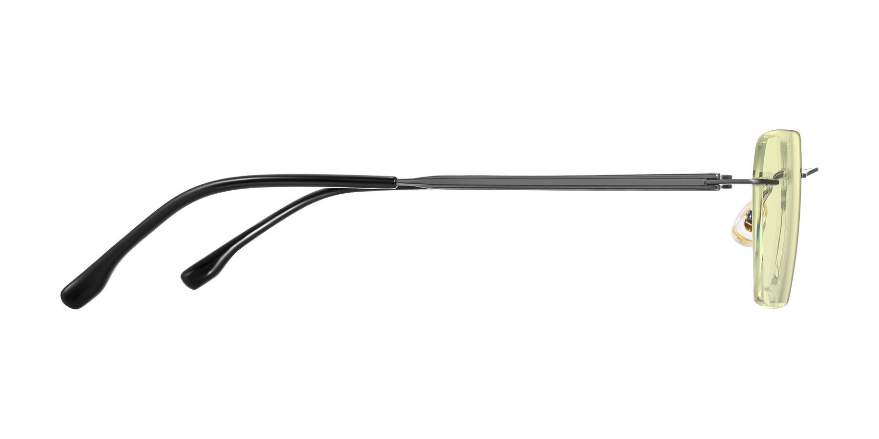 Side of Airflow in Gunmetal with Light Yellow Tinted Lenses