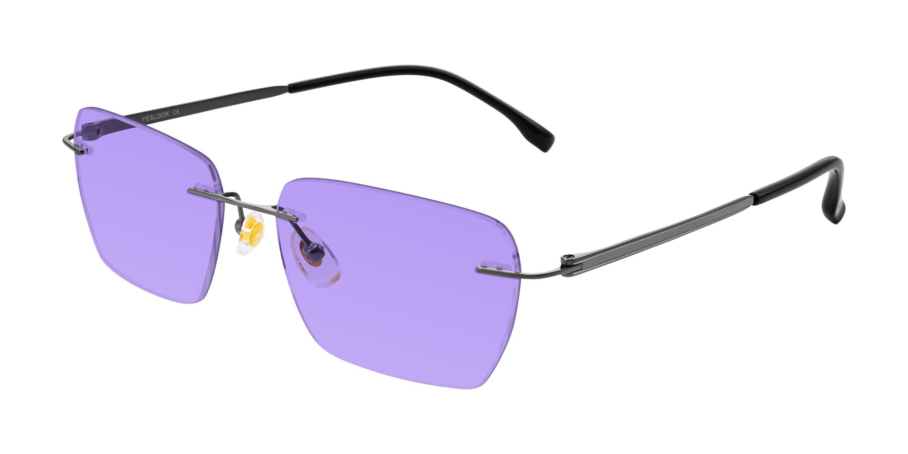 Angle of Airflow in Gunmetal with Medium Purple Tinted Lenses