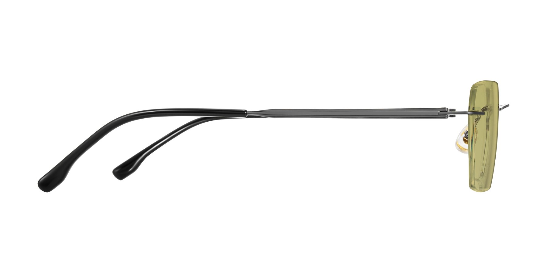 Side of Airflow in Gunmetal with Medium Champagne Tinted Lenses