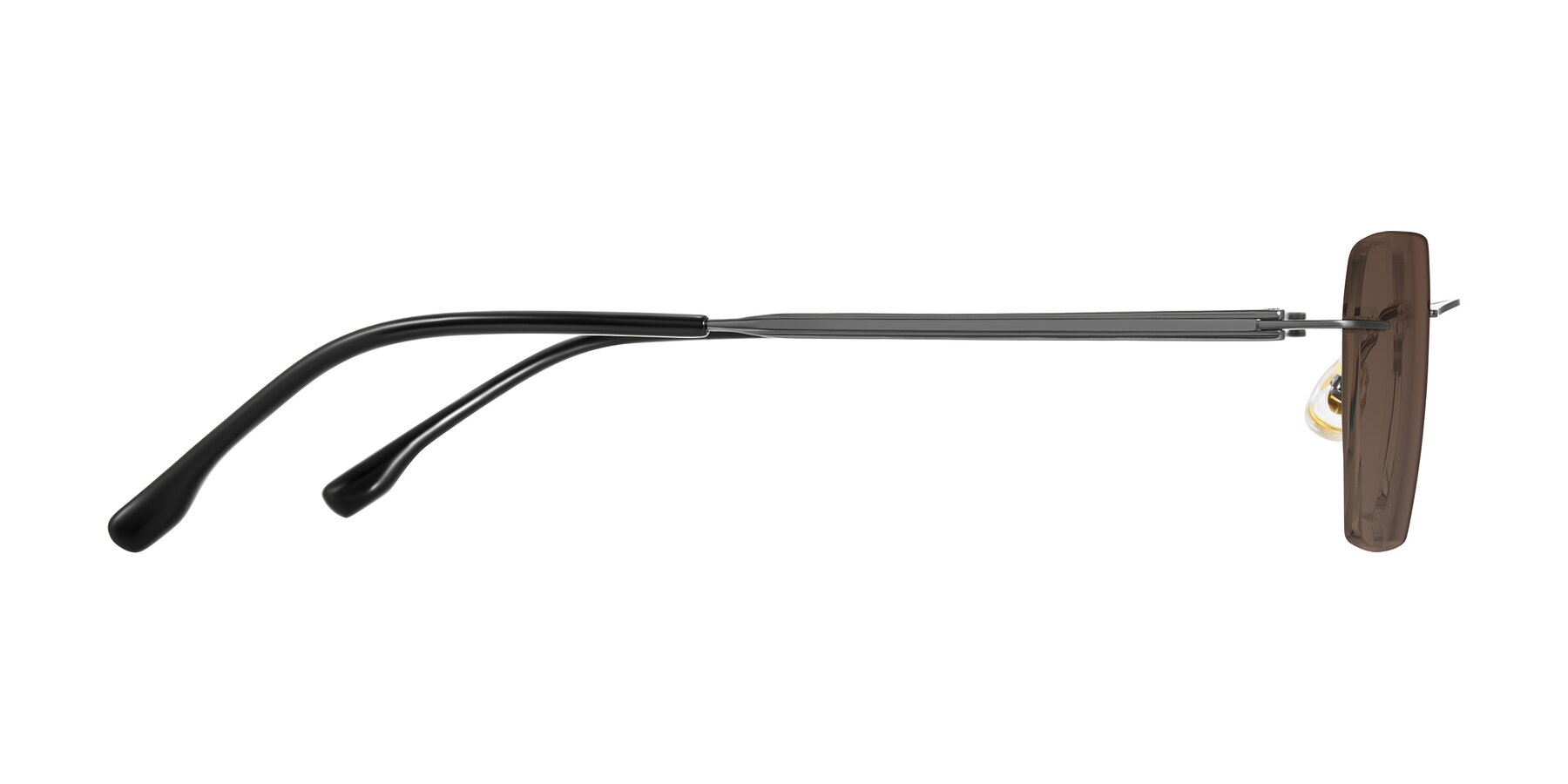 Side of Airflow in Gunmetal with Brown Tinted Lenses