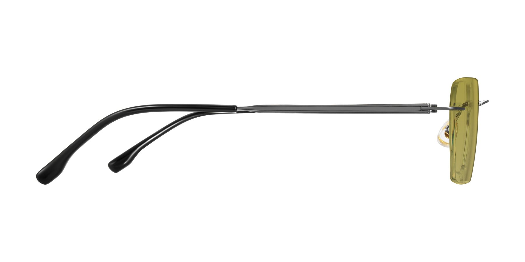 Side of Airflow in Gunmetal with Champagne Tinted Lenses