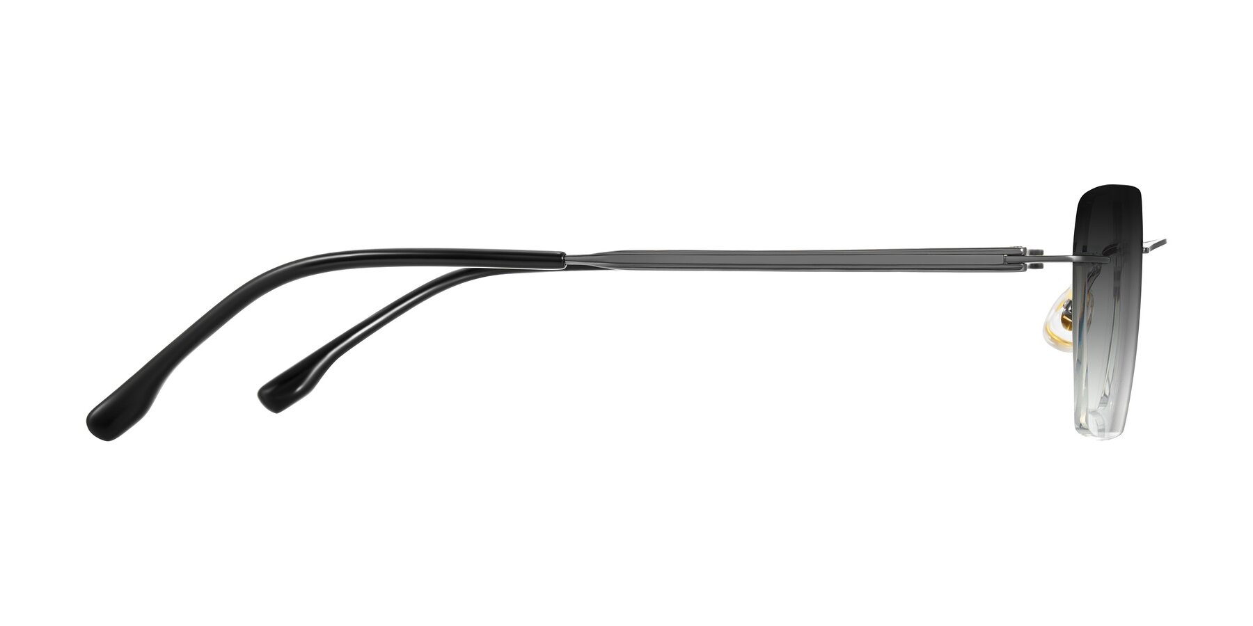 Side of Airflow in Gunmetal with Gray Gradient Lenses