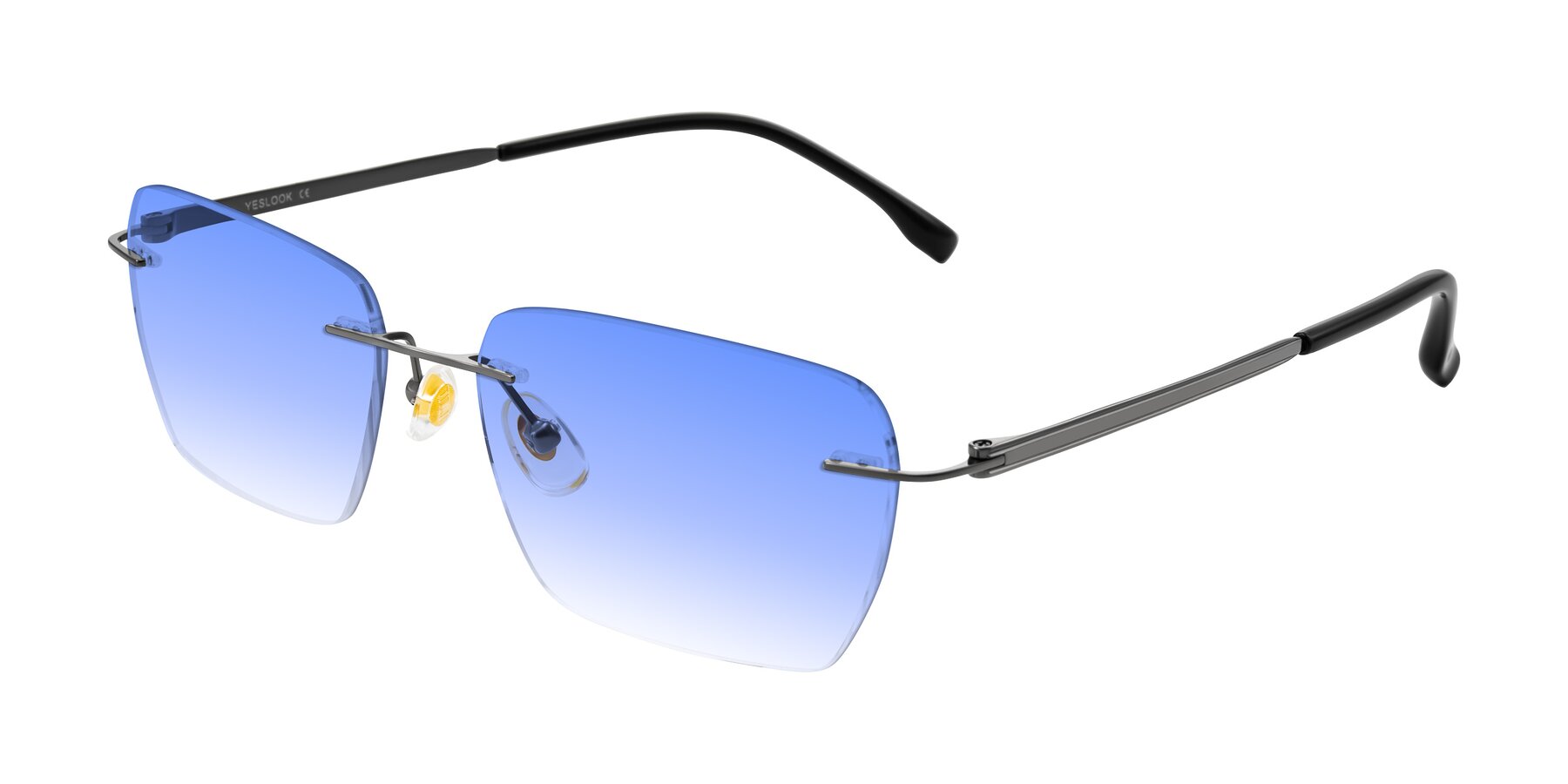 Angle of Airflow in Gunmetal with Blue Gradient Lenses