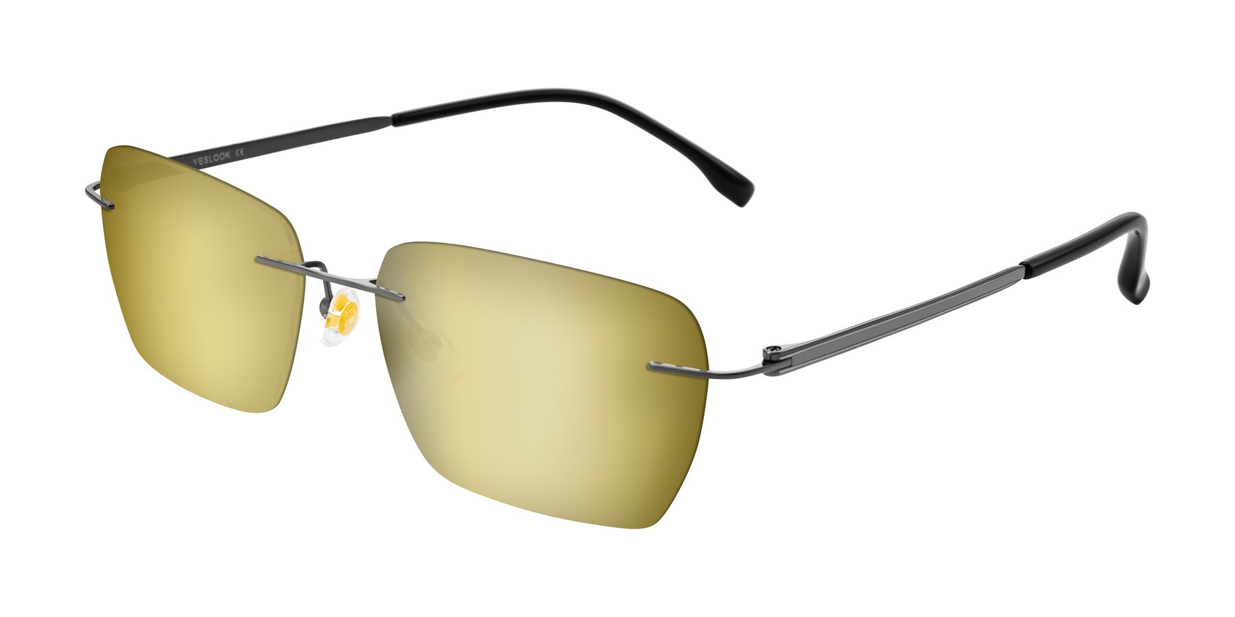 Angle of Airflow in Gunmetal with Gold Mirrored Lenses