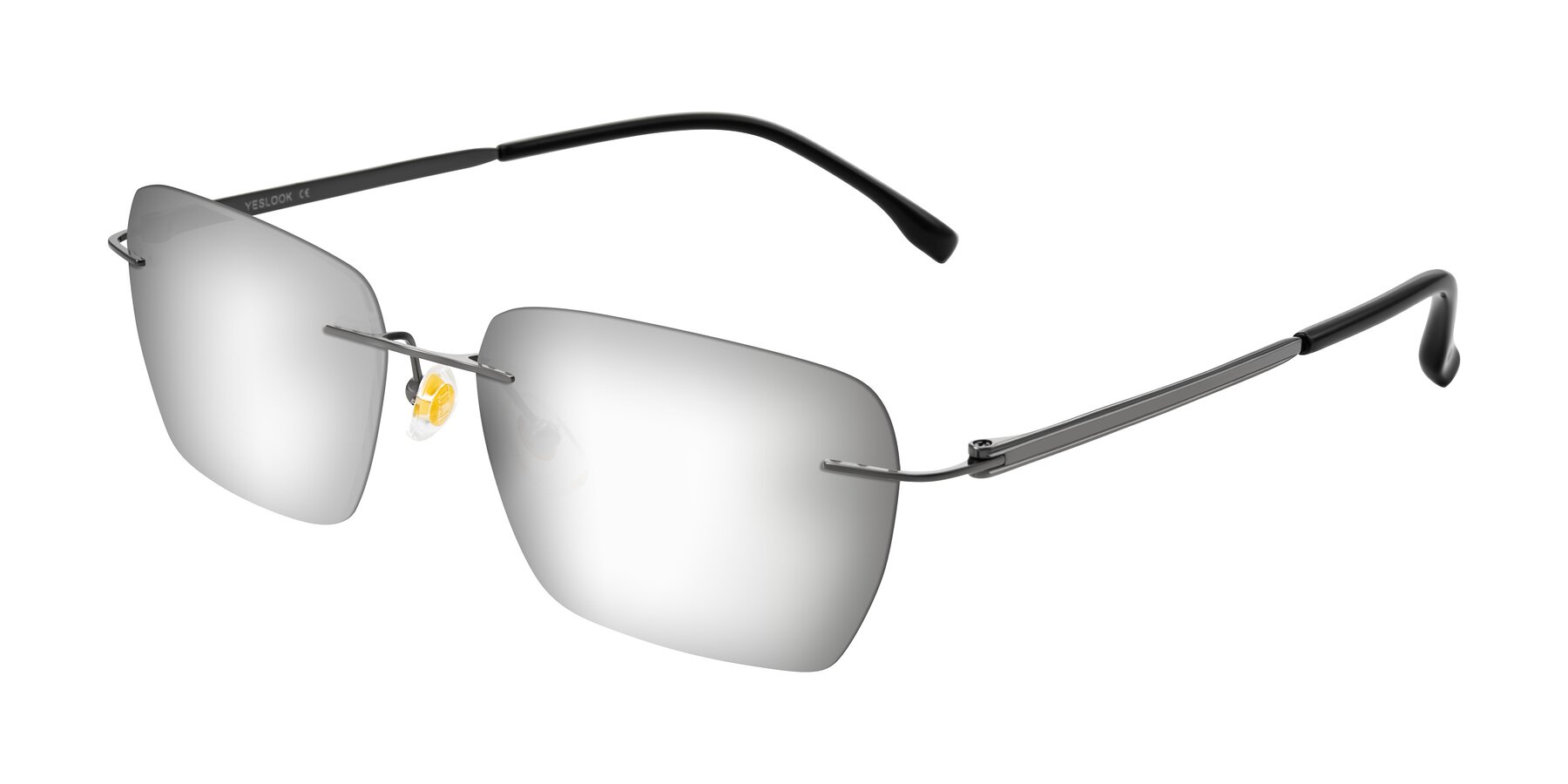 Angle of Airflow in Gunmetal with Silver Mirrored Lenses