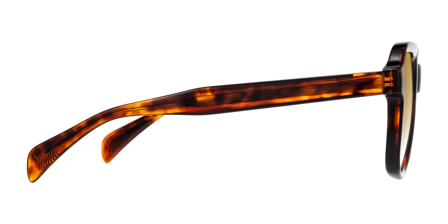 Side of Upbeat in Tortoise with Champagne Gradient Lenses