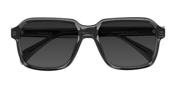 Front of Upbeat in Translucent Gray