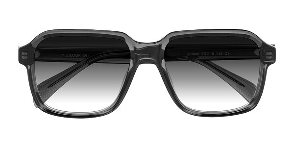 Front of Upbeat in Translucent Gray