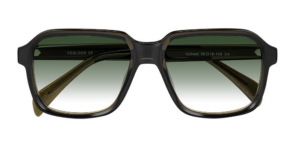 Front of Upbeat in Translucent Olive Gray