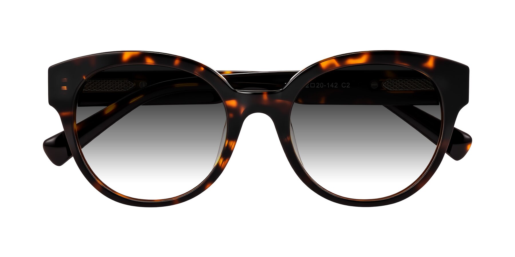 Folded Front of Zipa in Tortoise with Gray Gradient Lenses