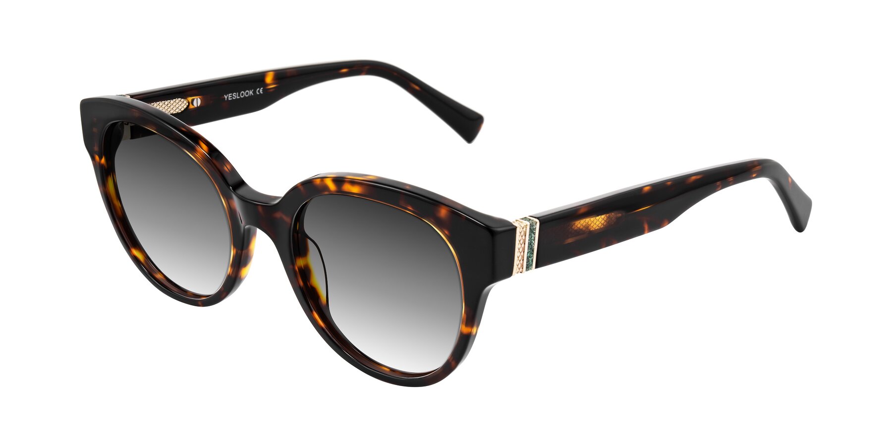 Angle of Zipa in Tortoise with Gray Gradient Lenses