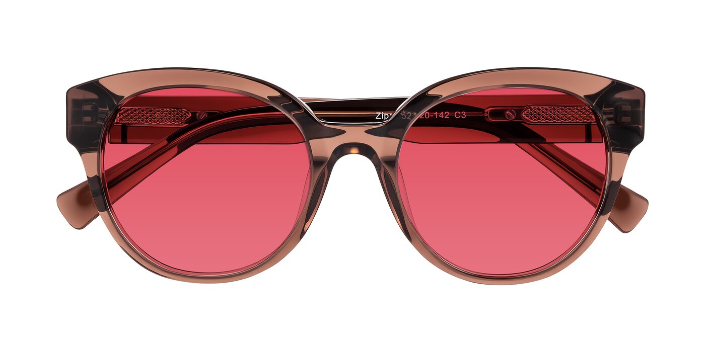 Zipa - Translucent Brown Tinted Sunglasses