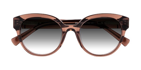 Front of Zipa in Translucent Brown