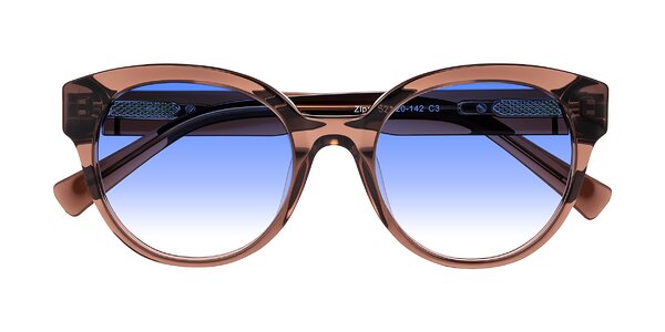 Front of Zipa in Translucent Brown