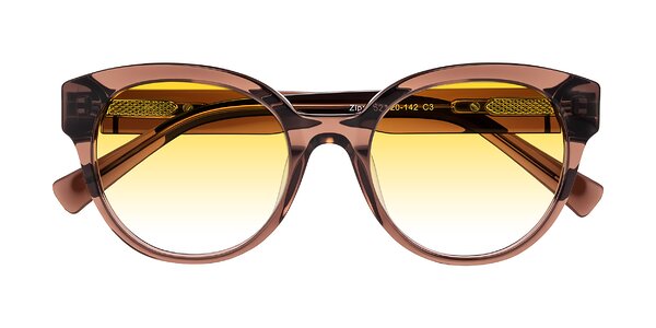 Front of Zipa in Translucent Brown