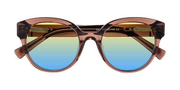 Front of Zipa in Translucent Brown