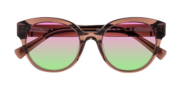 Front of Zipa in Translucent Brown