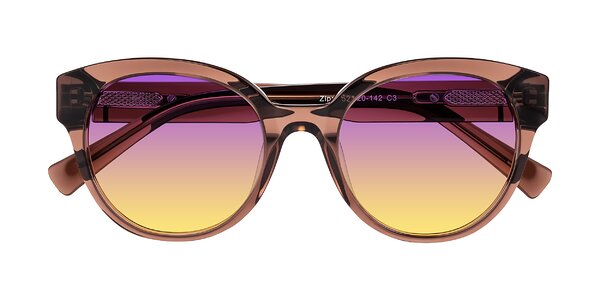Front of Zipa in Translucent Brown